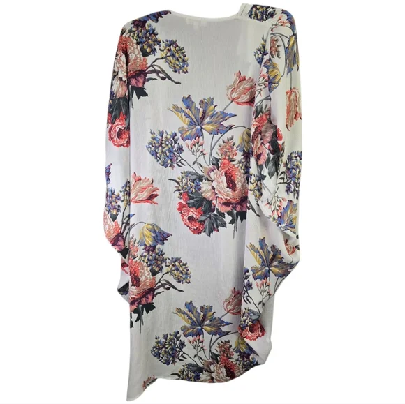 Umgee Floral Kimono Cardigan, Plus Size 1X/2X - Picture 3 of 5